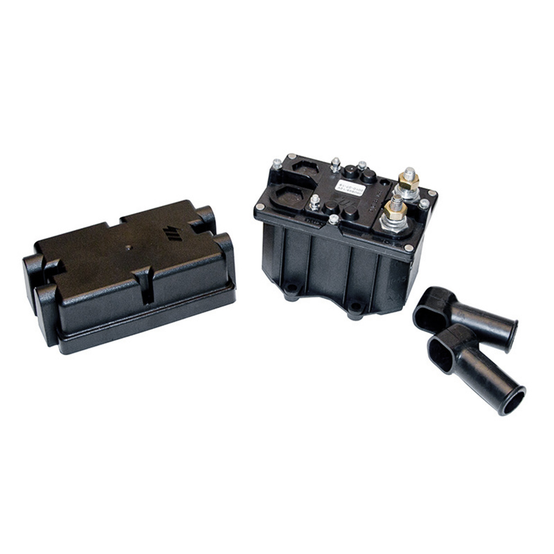 Automatic Battery Disconnect Switch: Isolated Solenoid with Battery Terminal Covers and Plastic Cover